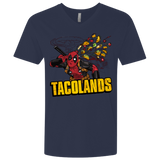 T-Shirts Midnight Navy / X-Small Tacolands Men's Premium V-Neck