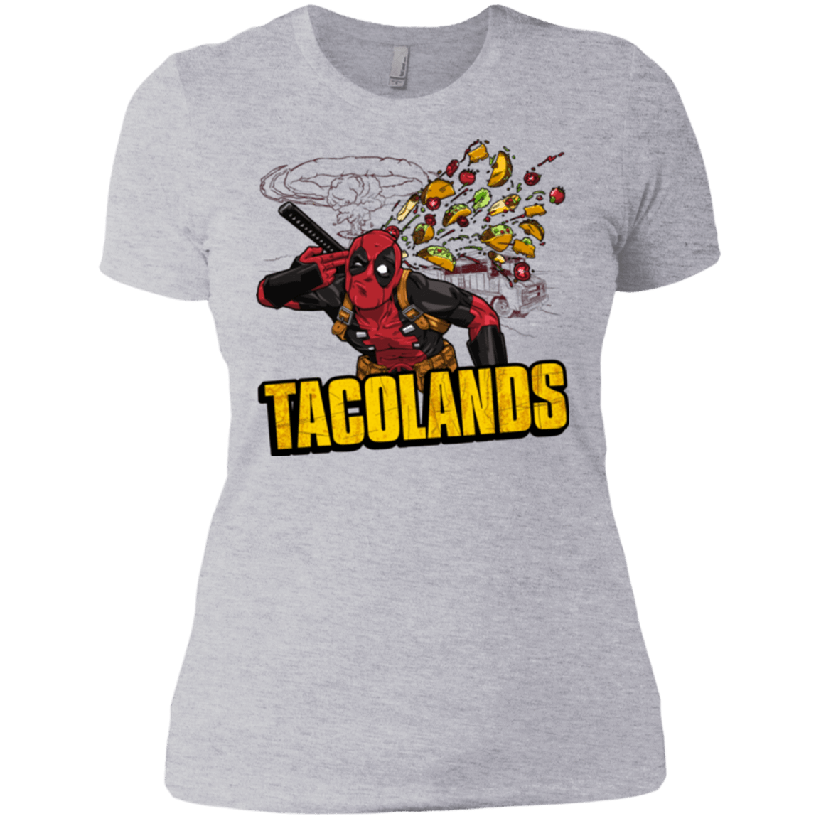 T-Shirts Heather Grey / X-Small Tacolands Women's Premium T-Shirt