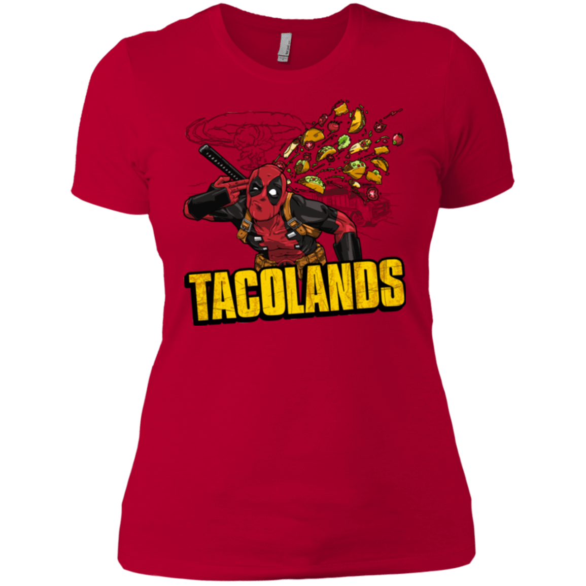 T-Shirts Red / X-Small Tacolands Women's Premium T-Shirt