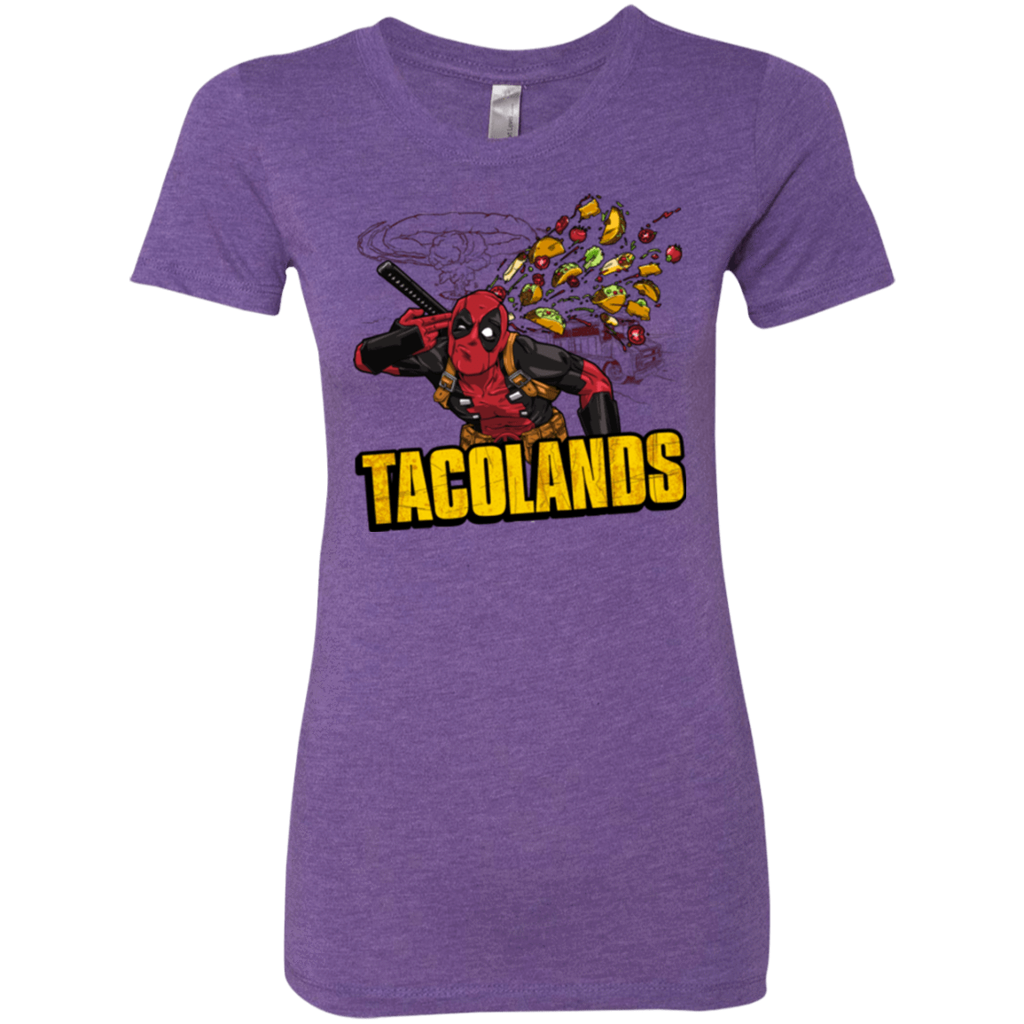 T-Shirts Purple Rush / Small Tacolands Women's Triblend T-Shirt