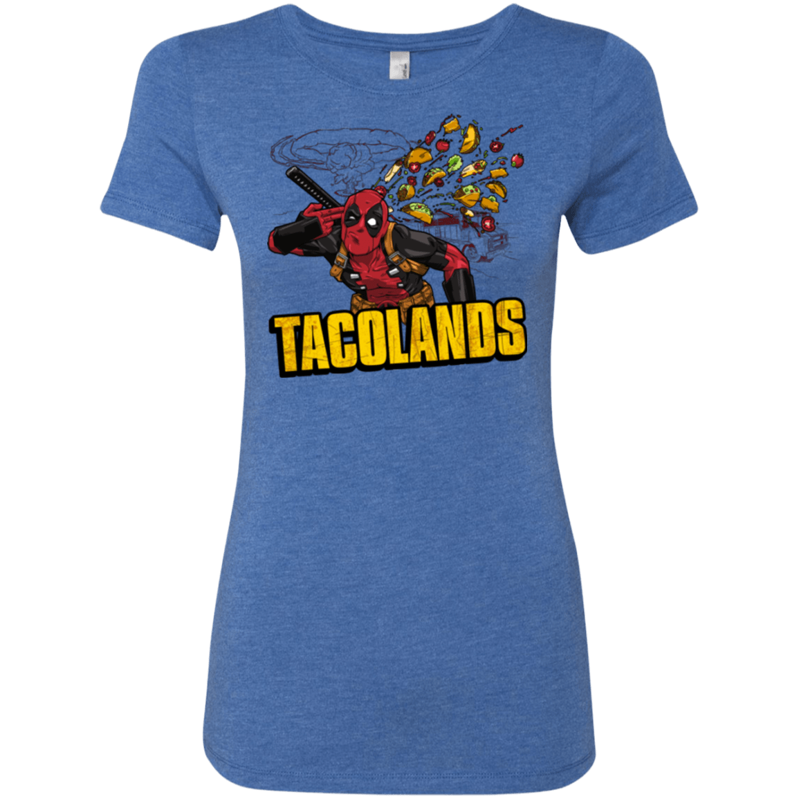 T-Shirts Vintage Royal / Small Tacolands Women's Triblend T-Shirt