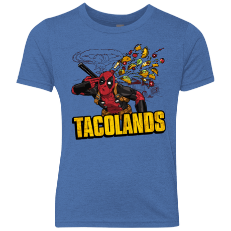 T-Shirts Vintage Royal / YXS Tacolands Youth Triblend T-Shirt