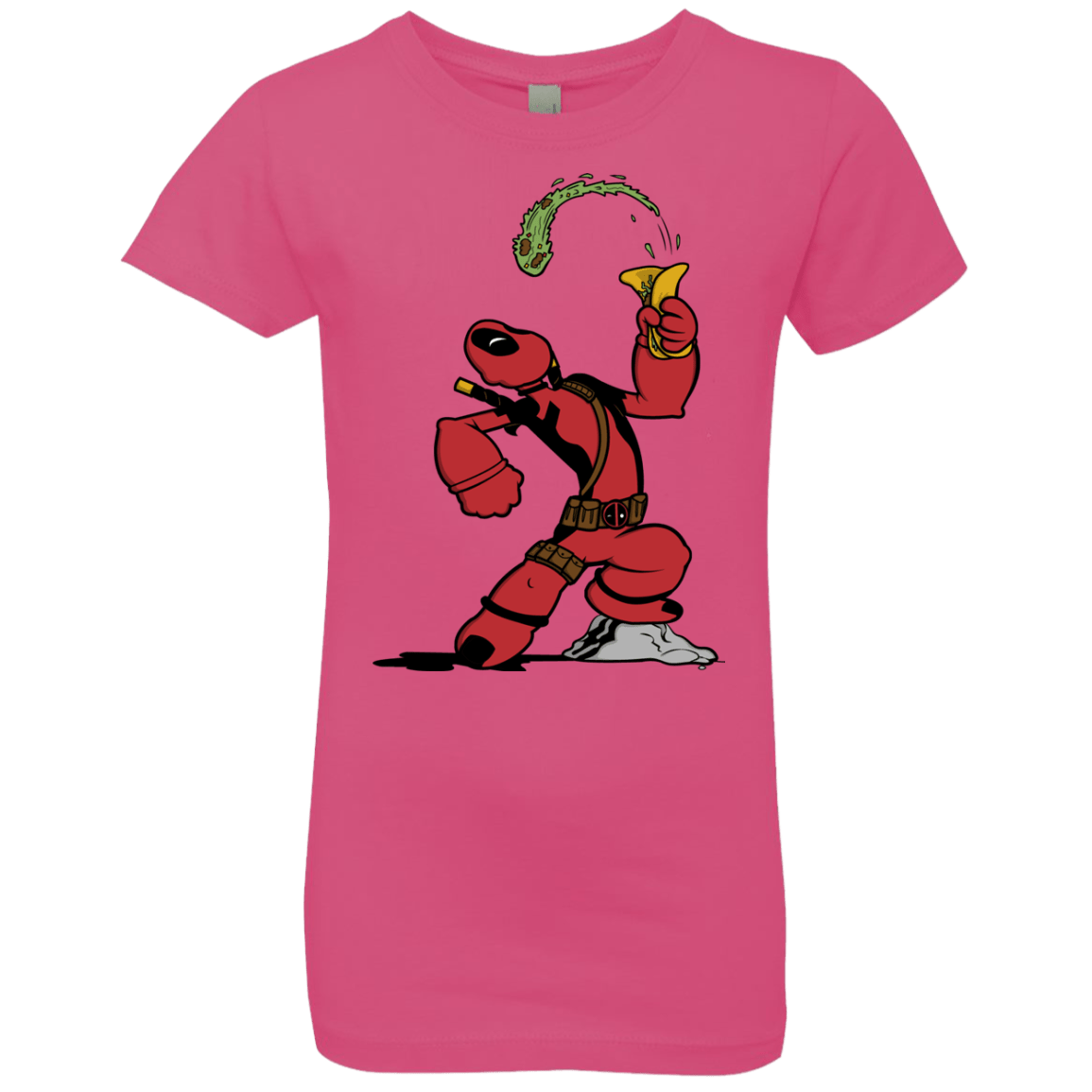 T-Shirts Hot Pink / YXS Tacopeye Girls Premium T-Shirt