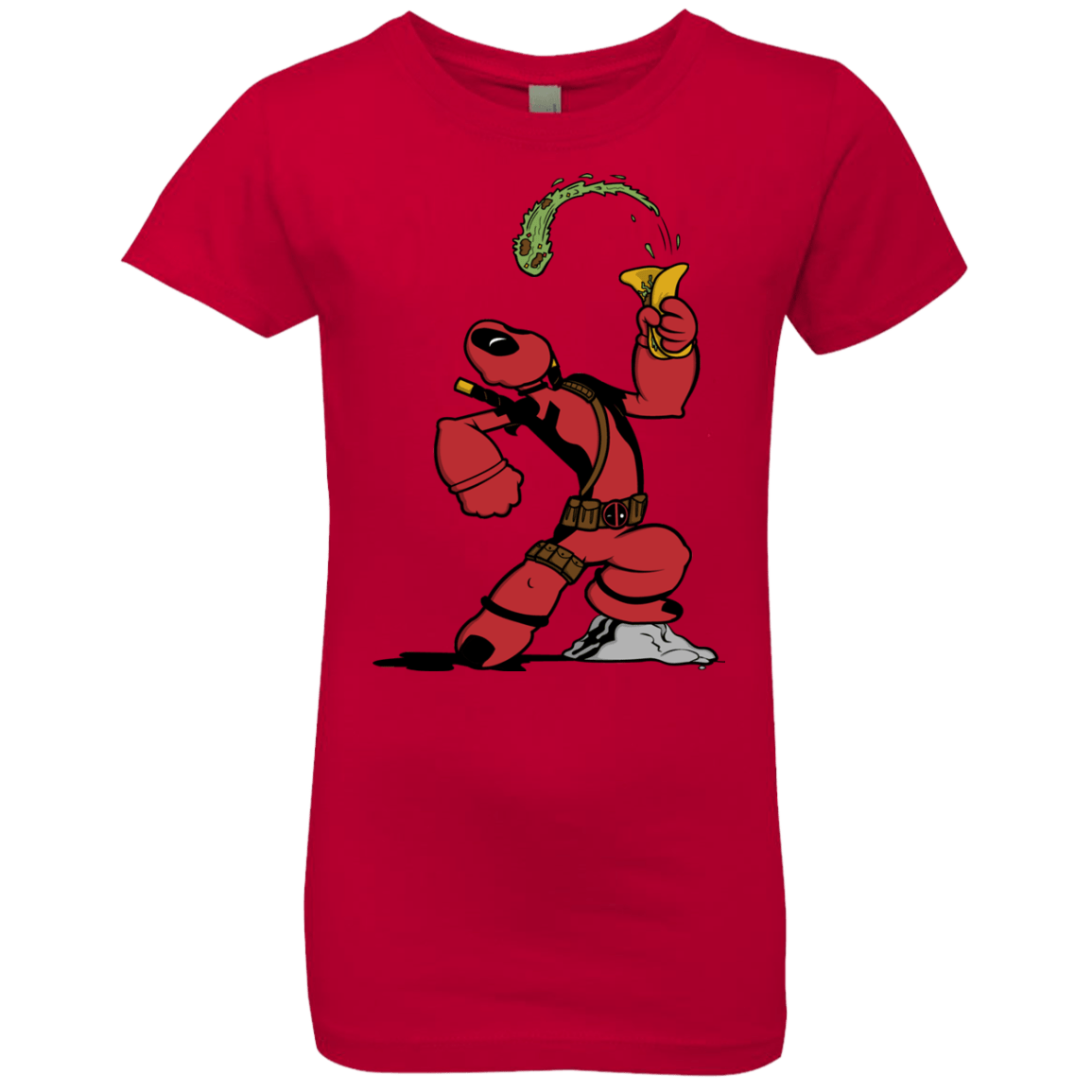 T-Shirts Red / YXS Tacopeye Girls Premium T-Shirt