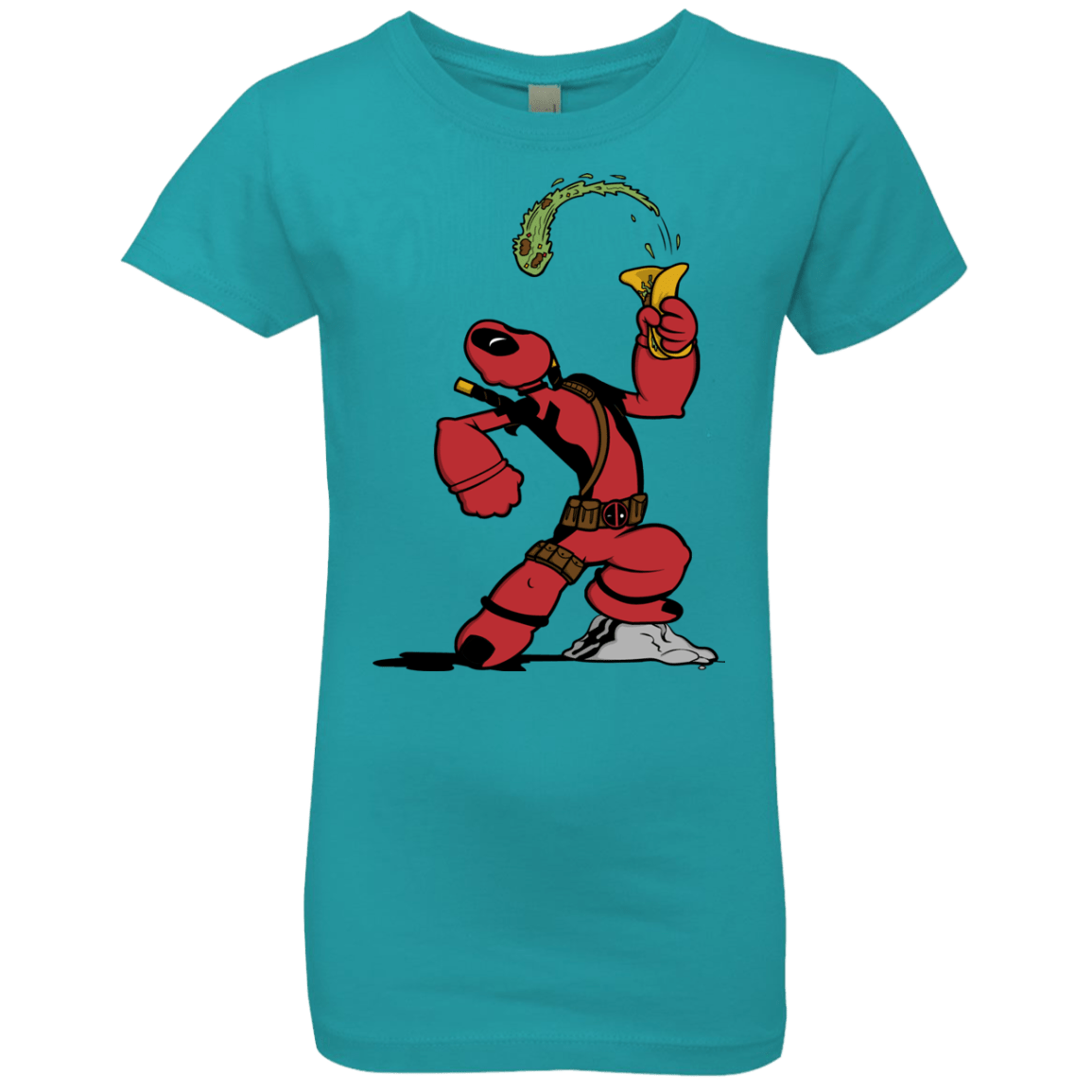 T-Shirts Tahiti Blue / YXS Tacopeye Girls Premium T-Shirt