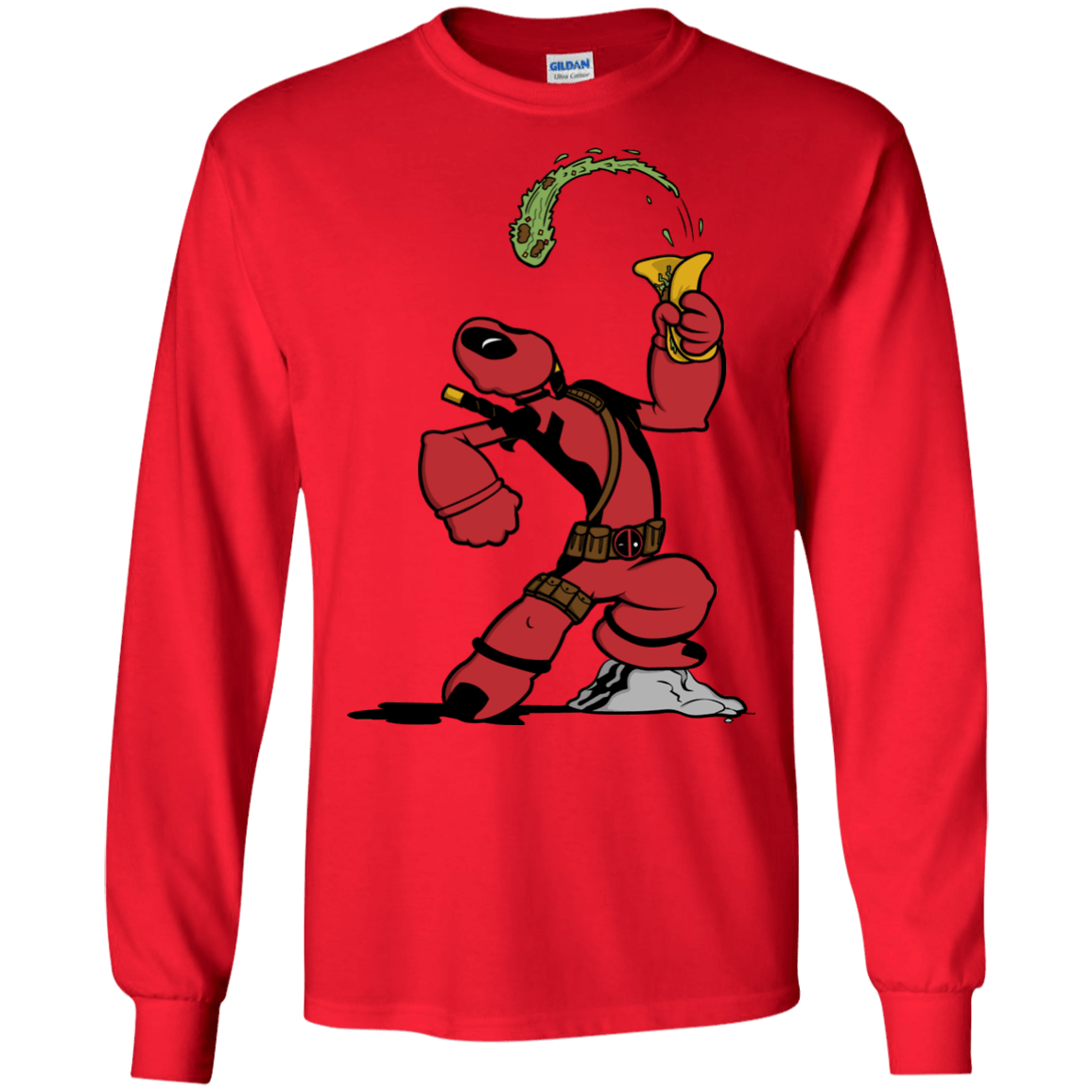 T-Shirts Red / S Tacopeye Men's Long Sleeve T-Shirt