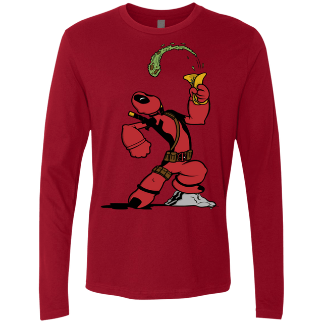 T-Shirts Cardinal / S Tacopeye Men's Premium Long Sleeve