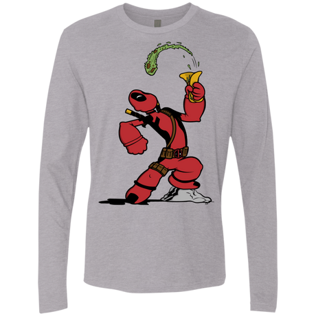 T-Shirts Heather Grey / S Tacopeye Men's Premium Long Sleeve