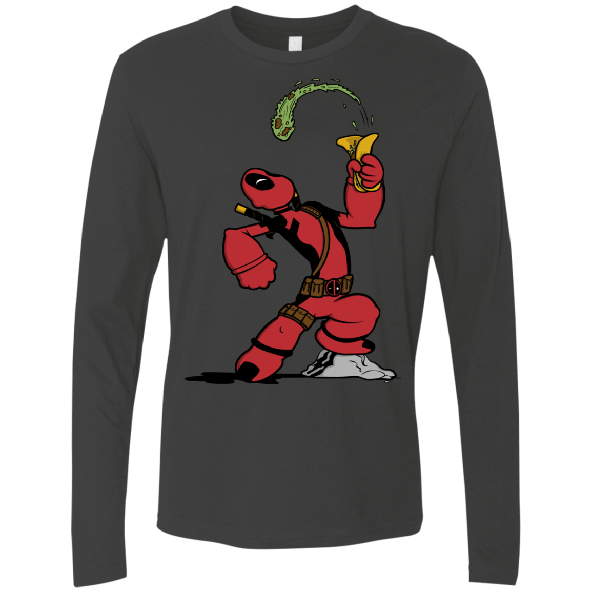 T-Shirts Heavy Metal / S Tacopeye Men's Premium Long Sleeve