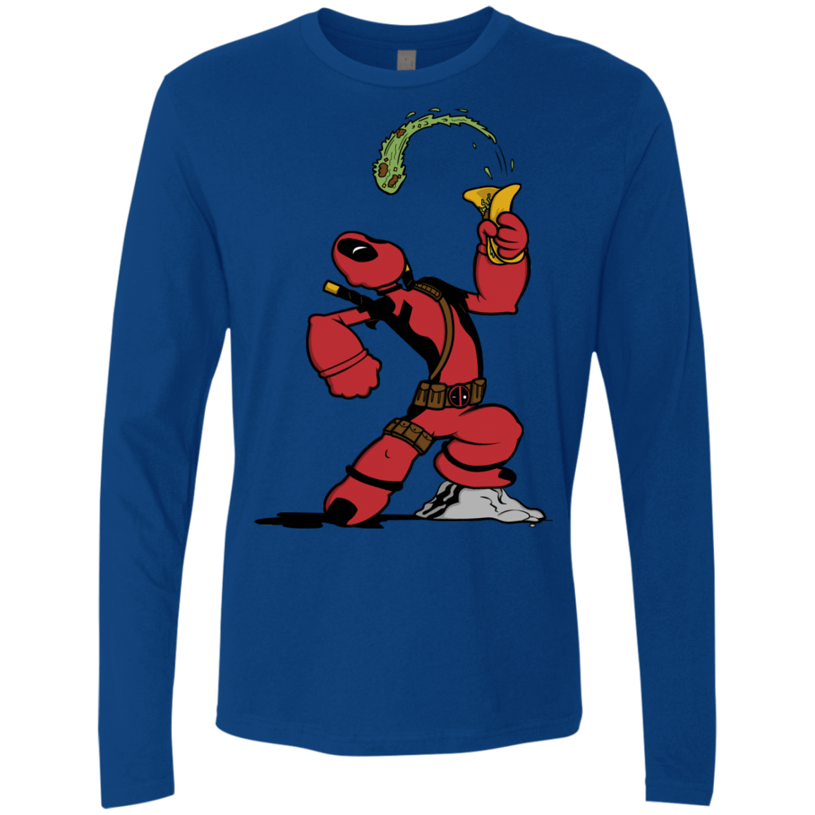 T-Shirts Royal / S Tacopeye Men's Premium Long Sleeve