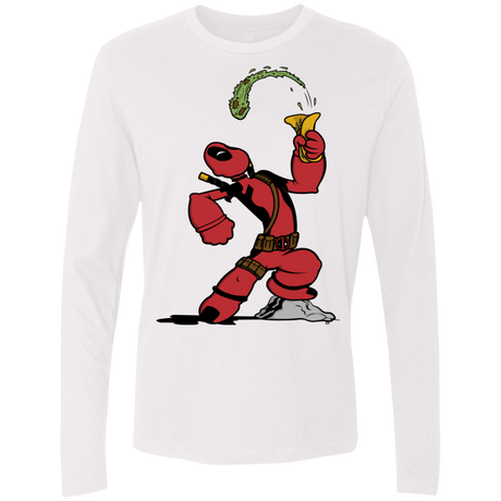 T-Shirts White / S Tacopeye Men's Premium Long Sleeve