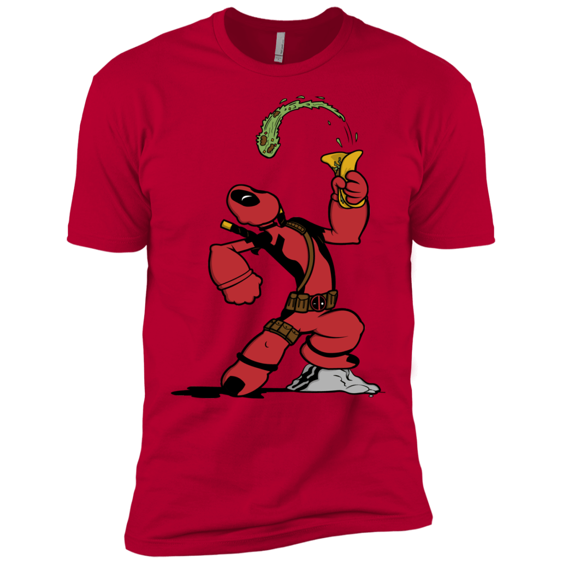 T-Shirts Red / X-Small Tacopeye Men's Premium T-Shirt