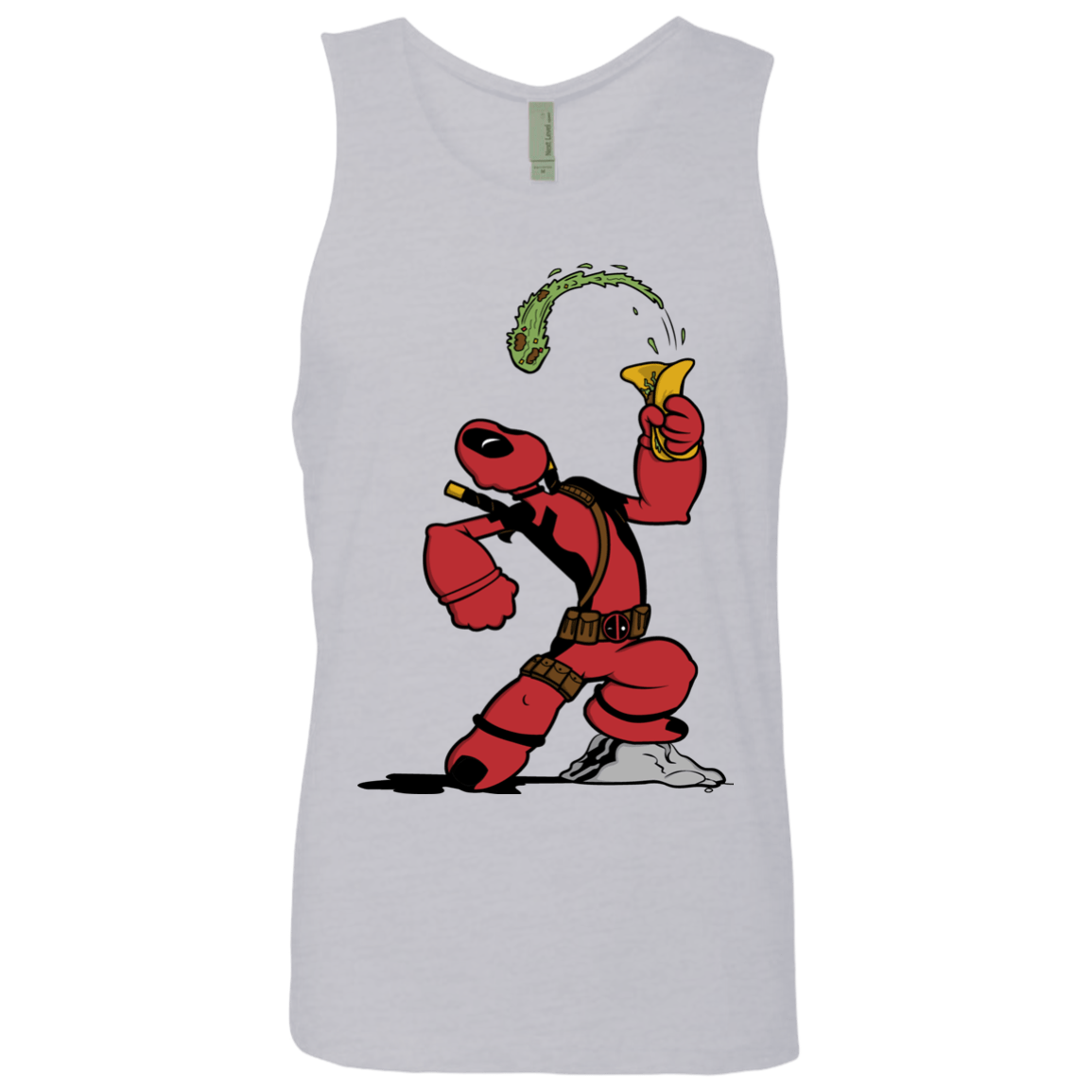 T-Shirts Heather Grey / S Tacopeye Men's Premium Tank Top