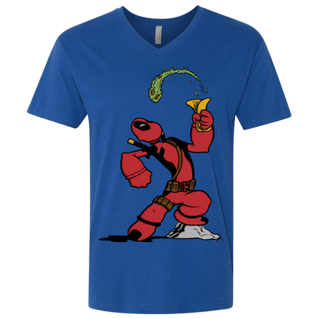 T-Shirts Royal / X-Small Tacopeye Men's Premium V-Neck