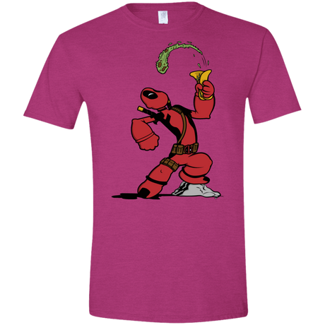 T-Shirts Antique Heliconia / S Tacopeye Men's Semi-Fitted Softstyle