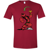 T-Shirts Cardinal Red / S Tacopeye Men's Semi-Fitted Softstyle