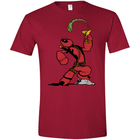 T-Shirts Cardinal Red / S Tacopeye Men's Semi-Fitted Softstyle