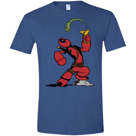 T-Shirts Heather Royal / X-Small Tacopeye Men's Semi-Fitted Softstyle