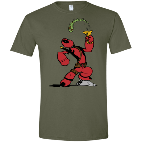 T-Shirts Military Green / S Tacopeye Men's Semi-Fitted Softstyle