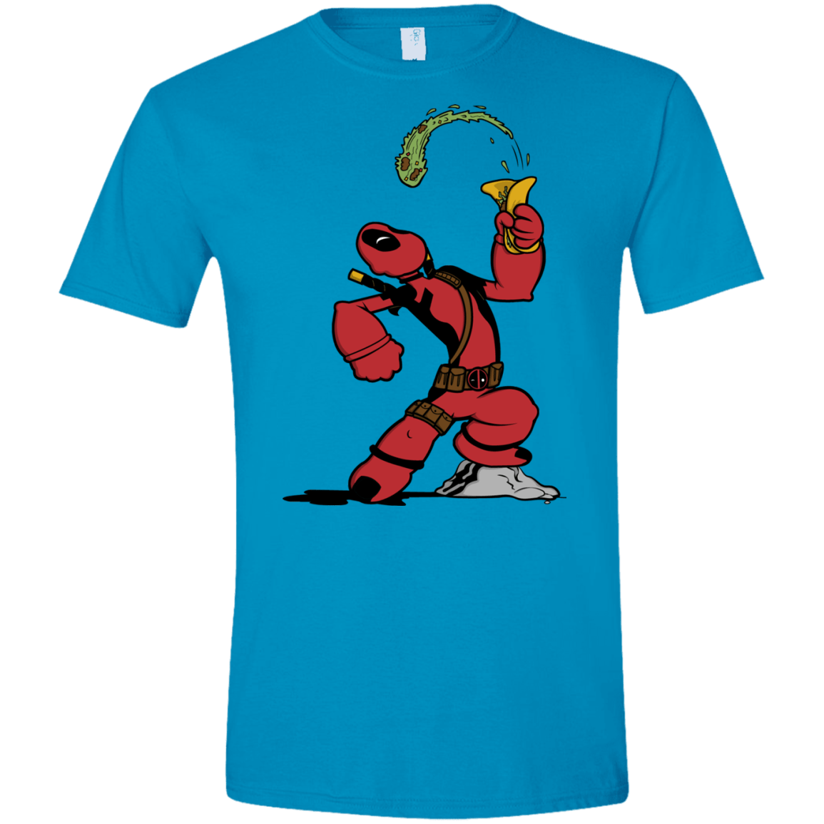 T-Shirts Sapphire / S Tacopeye Men's Semi-Fitted Softstyle