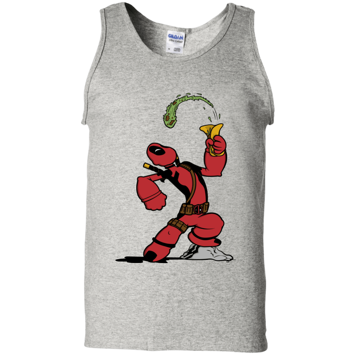 T-Shirts Ash / S Tacopeye Men's Tank Top
