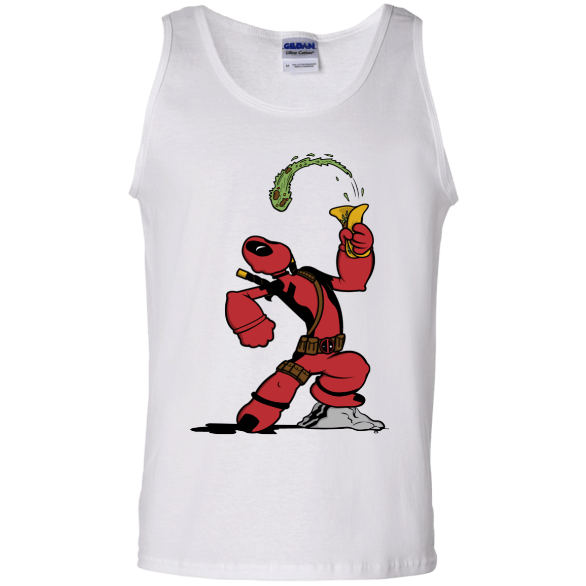 T-Shirts White / S Tacopeye Men's Tank Top