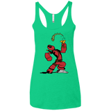 T-Shirts Envy / X-Small Tacopeye Women's Triblend Racerback Tank