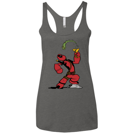 T-Shirts Premium Heather / X-Small Tacopeye Women's Triblend Racerback Tank