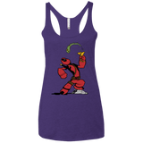 T-Shirts Purple Rush / X-Small Tacopeye Women's Triblend Racerback Tank