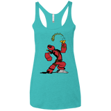 T-Shirts Tahiti Blue / X-Small Tacopeye Women's Triblend Racerback Tank