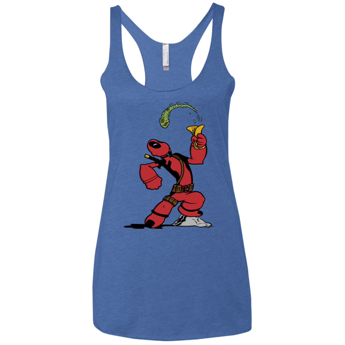 T-Shirts Vintage Royal / X-Small Tacopeye Women's Triblend Racerback Tank