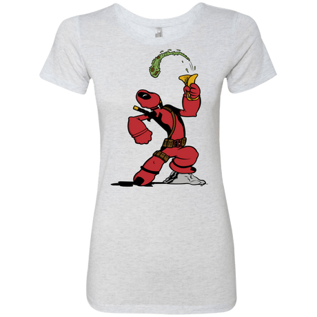 T-Shirts Heather White / S Tacopeye Women's Triblend T-Shirt