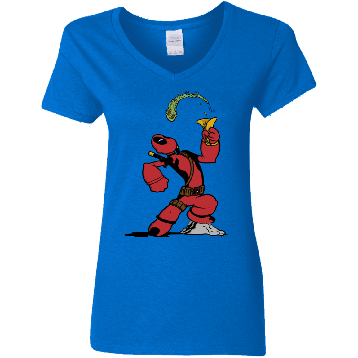 T-Shirts Royal / S Tacopeye Women's V-Neck T-Shirt