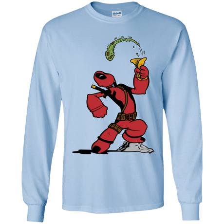 T-Shirts Light Blue / YS Tacopeye Youth Long Sleeve T-Shirt