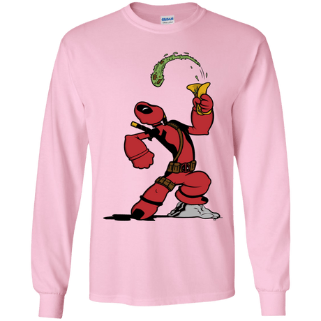 T-Shirts Light Pink / YS Tacopeye Youth Long Sleeve T-Shirt