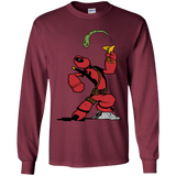 T-Shirts Maroon / YS Tacopeye Youth Long Sleeve T-Shirt