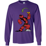 T-Shirts Purple / YS Tacopeye Youth Long Sleeve T-Shirt