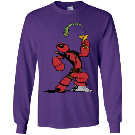 T-Shirts Purple / YS Tacopeye Youth Long Sleeve T-Shirt