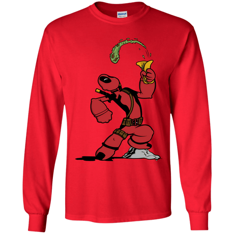 T-Shirts Red / YS Tacopeye Youth Long Sleeve T-Shirt