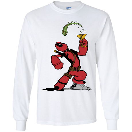 T-Shirts White / YS Tacopeye Youth Long Sleeve T-Shirt