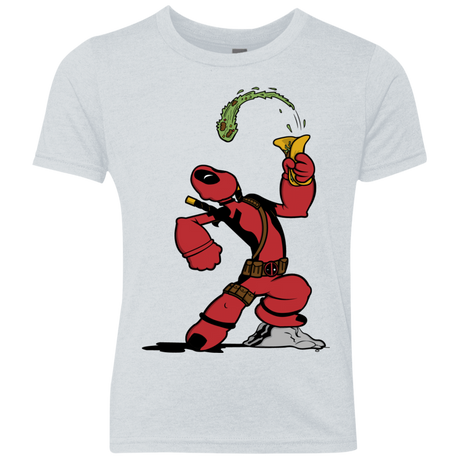 T-Shirts Heather White / YXS Tacopeye Youth Triblend T-Shirt