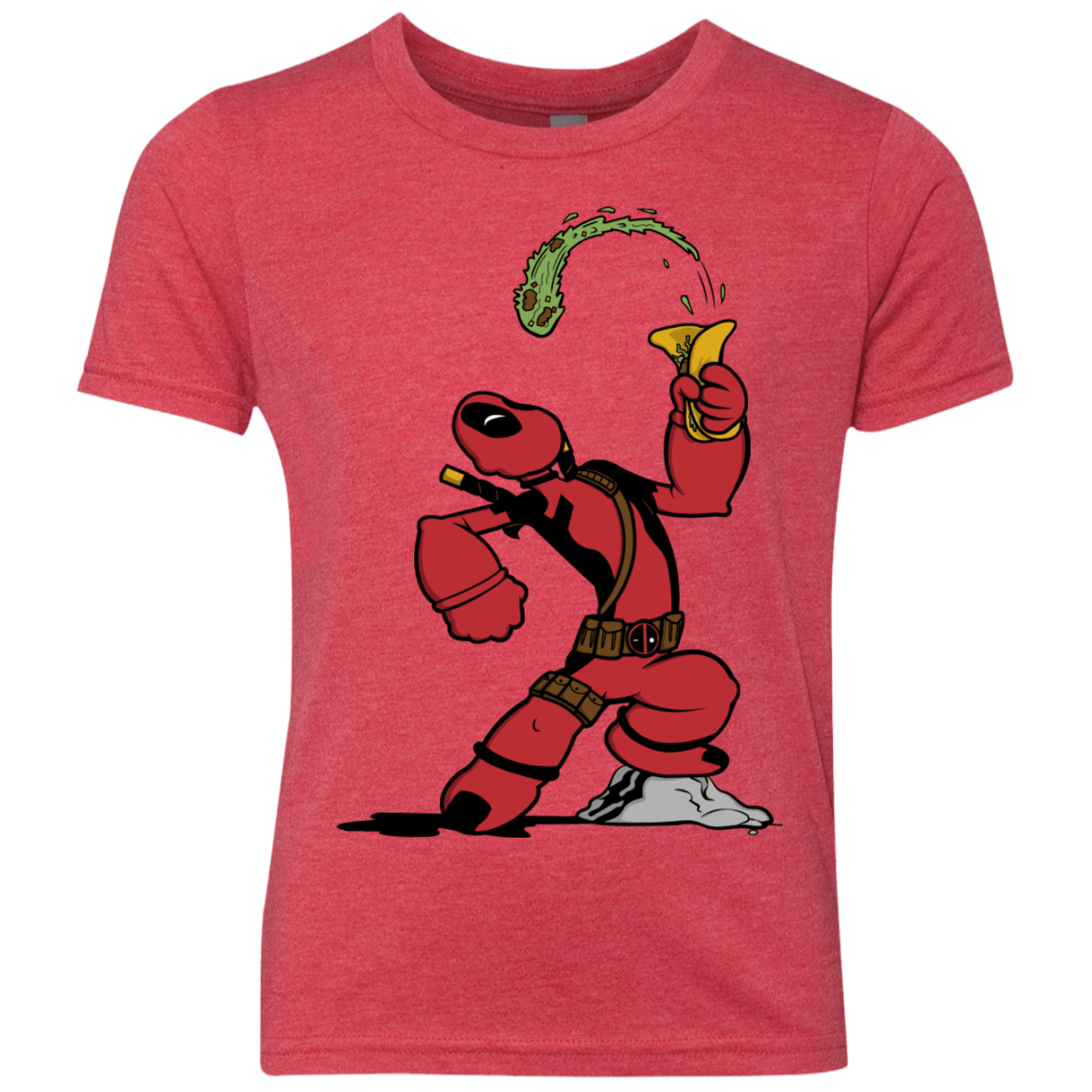 T-Shirts Vintage Red / YXS Tacopeye Youth Triblend T-Shirt