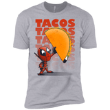 T-Shirts Heather Grey / YXS Tacos Boys Premium T-Shirt