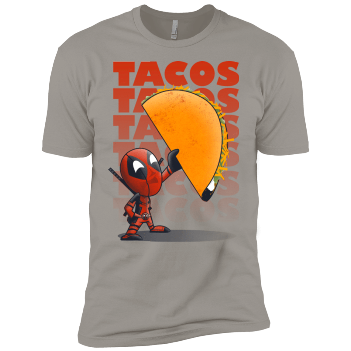 T-Shirts Light Grey / YXS Tacos Boys Premium T-Shirt