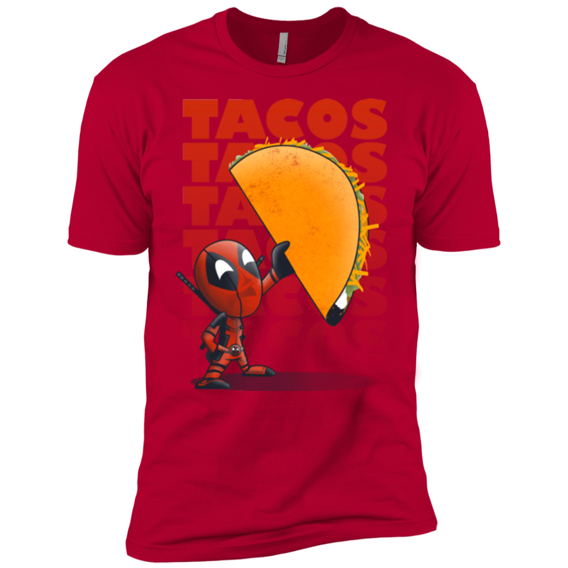 T-Shirts Red / YXS Tacos Boys Premium T-Shirt