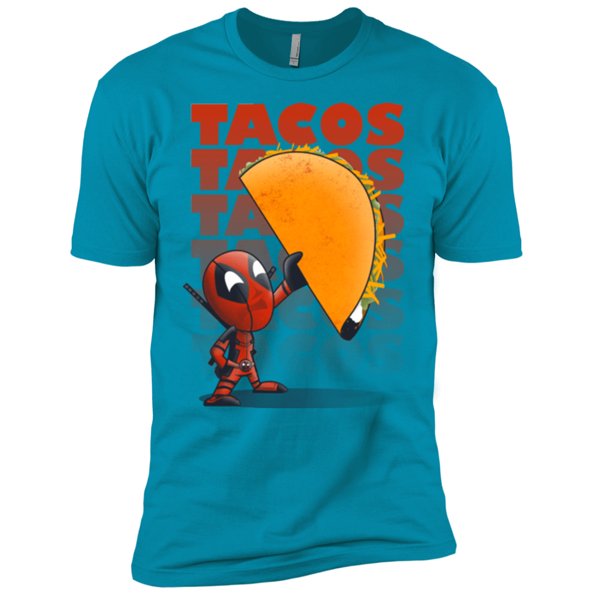 T-Shirts Turquoise / YXS Tacos Boys Premium T-Shirt