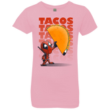 T-Shirts Light Pink / YXS Tacos Girls Premium T-Shirt