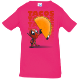 T-Shirts Hot Pink / 6 Months Tacos Infant PremiumT-Shirt