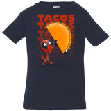 T-Shirts Navy / 6 Months Tacos Infant PremiumT-Shirt
