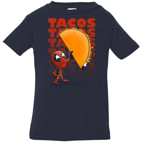 T-Shirts Navy / 6 Months Tacos Infant PremiumT-Shirt